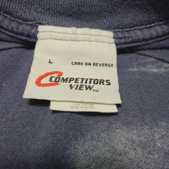 Vtg Rusty Wallace Wraparound Penske Miller Racing NASCAR T-Shirt Size Large 90's - Picture 3 of 7